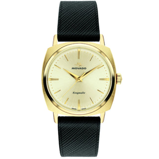 Movado - Kingmatic 35 mm Square Yellow Gold Dial 70 Year Anniversary - 3650173