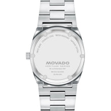 Load image into Gallery viewer, Movado - Heritage Series Ondoplan 36 mm Blue Dial Fluted Bezel - 3650215