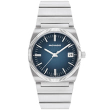 Load image into Gallery viewer, Movado - Heritage Series Ondoplan 36 mm Blue Dial Fluted Bezel - 3650215