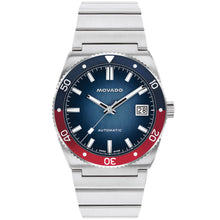 Load image into Gallery viewer, Movado - Heritage Series Ondoplan 39 mm Blue Dial Automatic - 3650242