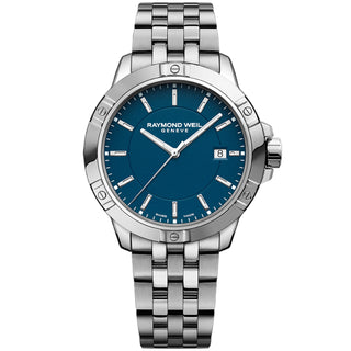 Raymond Weil - Tango Classic 41 mm Blue Dial Bracelet - 8160-ST-50041