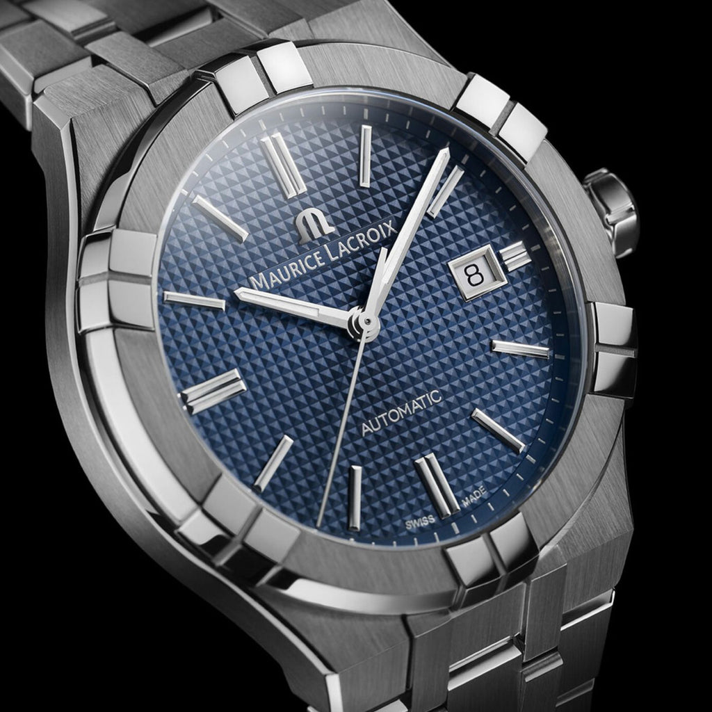 Maurice Lacroix - AIKON 42 mm Automatic Date Blue Dial - AI6008-SS002-430-1