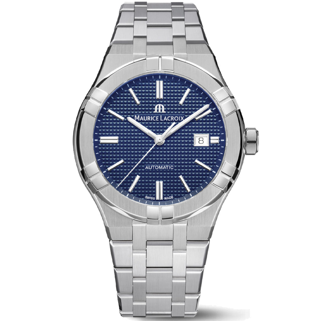 Maurice Lacroix - AIKON 42 mm Automatic Date Blue Dial - AI6008-SS002-430-1