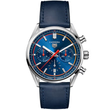 Load image into Gallery viewer, Tag Heuer - Carrera 42 mm Chronograph Blue Dial - CBN201D.FC6543