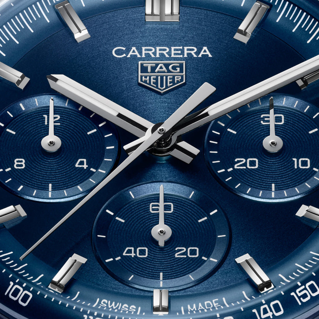 TAG Heuer - Carrera 41 mm Chronograph Glass Box Blue Dial - CBS2113.BA0053