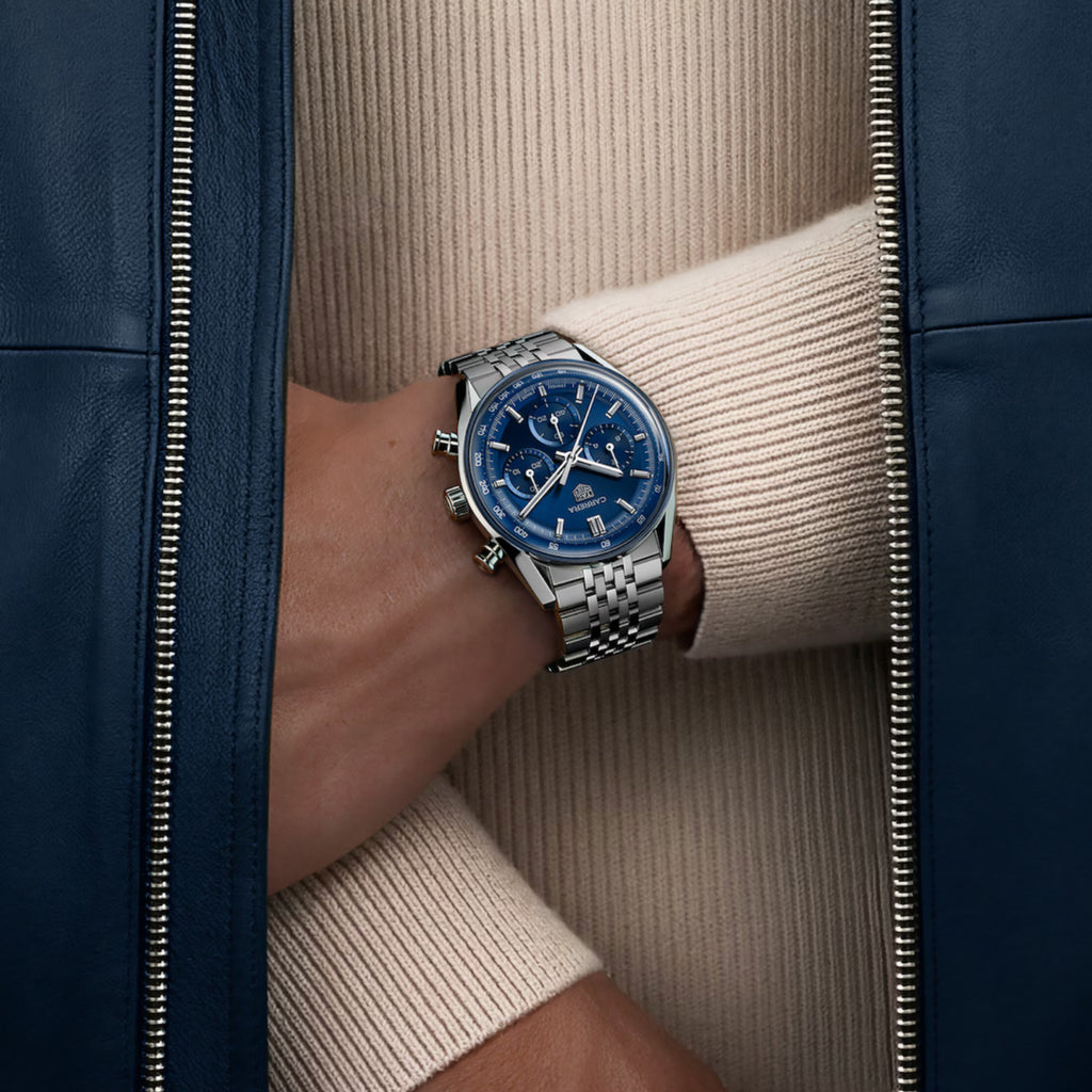 TAG Heuer - Carrera 41 mm Chronograph Glass Box Blue Dial - CBS2113.BA0053