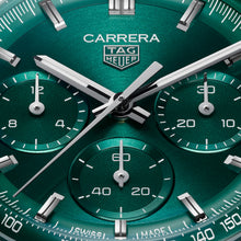 Load image into Gallery viewer, TAG Heuer - Carrera 41 mm Chronograph Glass Box Green Dial - CBS2115.BA0053