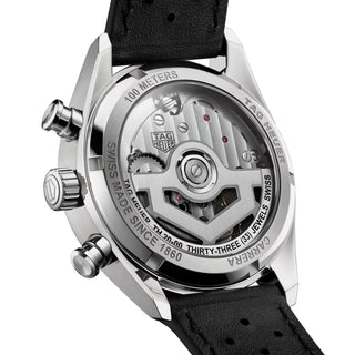 TAG Heuer - Carrera 39 mm Chronograph Glass Box Black Dial - CBS2210.FC6534