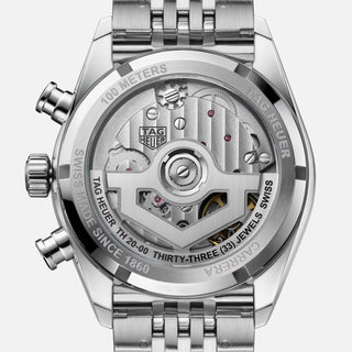 TAG Heuer - Carrera 39 mm Chronograph Glass Box Steel Bracelet - CBS2210.BA0048