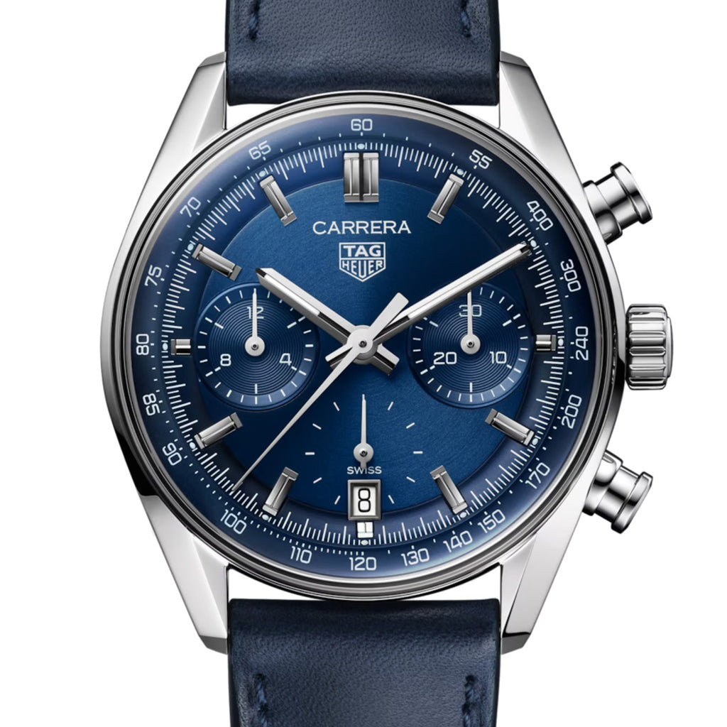 TAG Heuer - Carrera 39 mm Chronograph Glass Box Blue Dial - CBS2212.FC6535