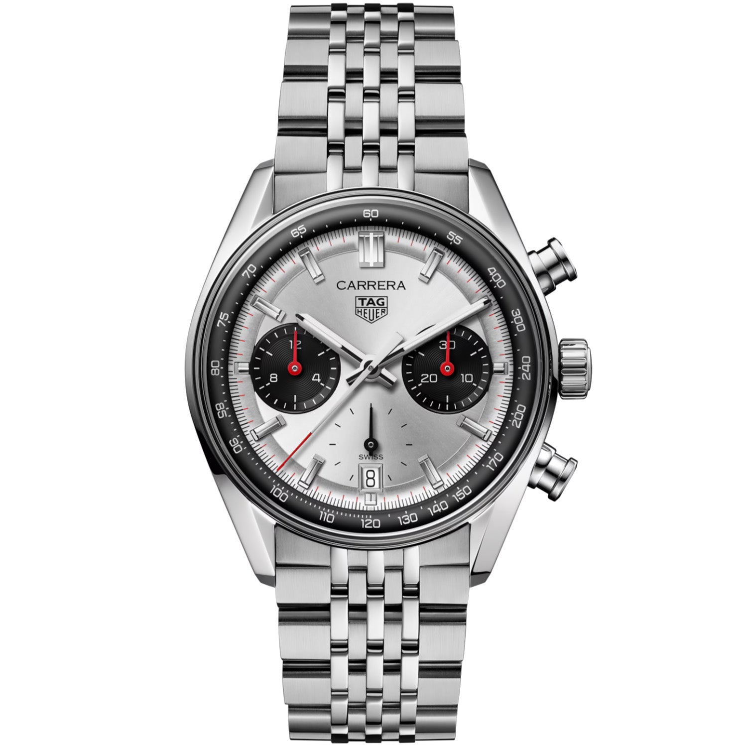 TAG Heuer - Carrera 39 mm Chronograph Glass Box Panda Dial