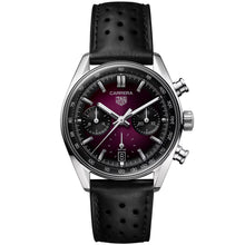 Load image into Gallery viewer, TAG Heuer - Carrera 39 mm Chronograph Glass Box Purple Dial - CBS2219.FC6607