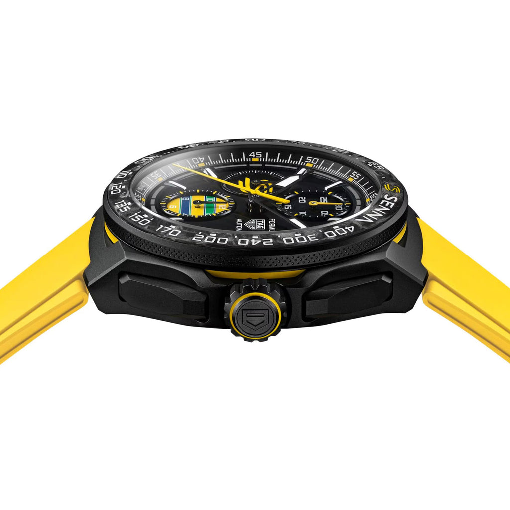 TAG Heuer - Formula 1 Chronograph X Senna Automatic 44 mm DLC Titanium - CBZ2081.FT8092