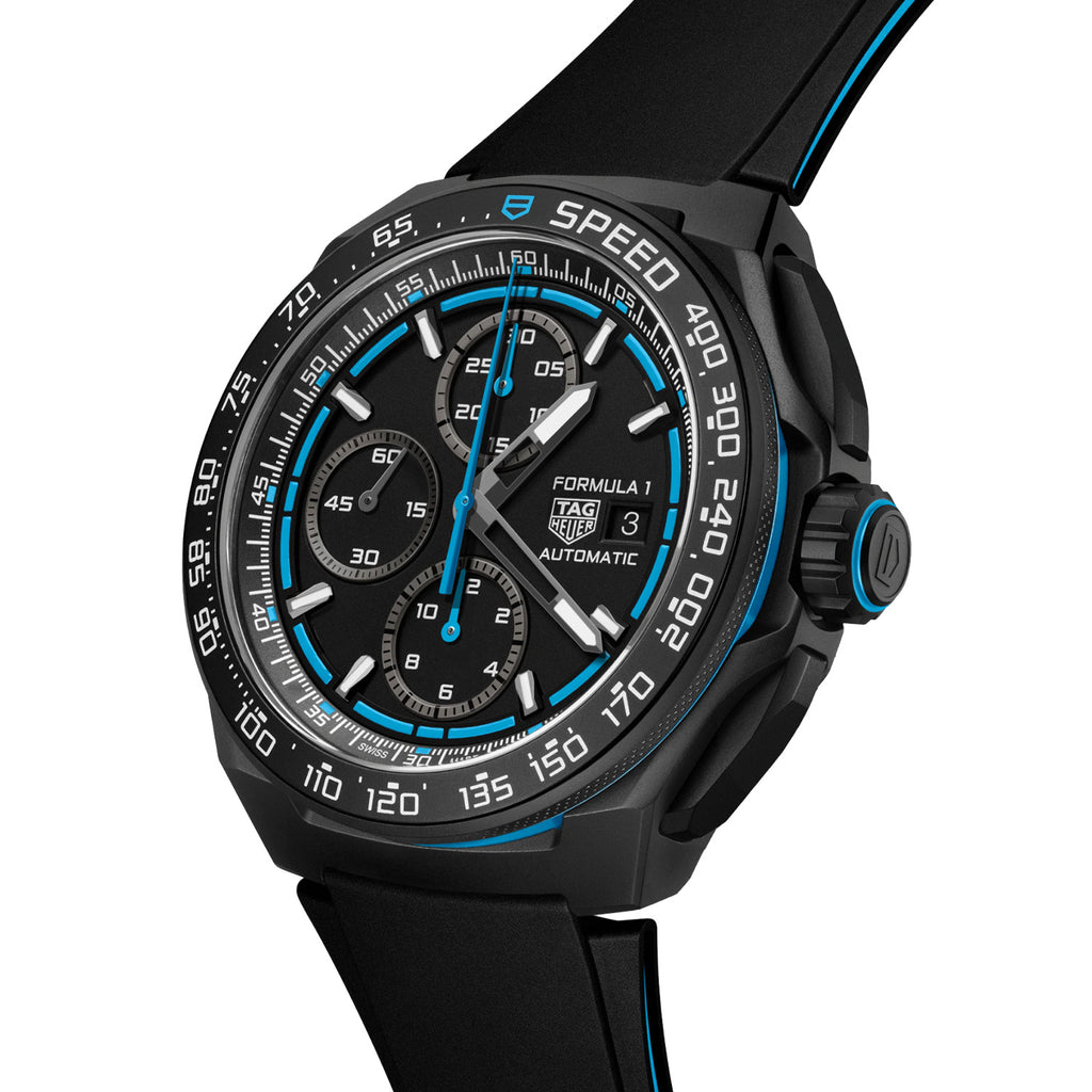 TAG Heuer - Formula1 44 mm Automatic Chronograph Titanium Blue Trim - CBZ2084.FT8097