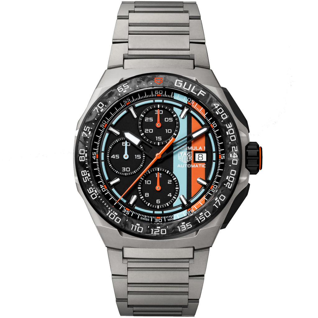 TAG Heuer - Formula 1 Chronograph X Gulf Titanium - CBZ208B.BF0009