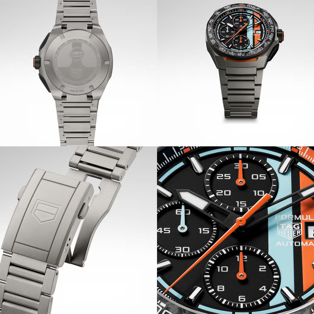 TAG Heuer - Formula 1 Chronograph X Gulf Titanium - CBZ208B.BF0009