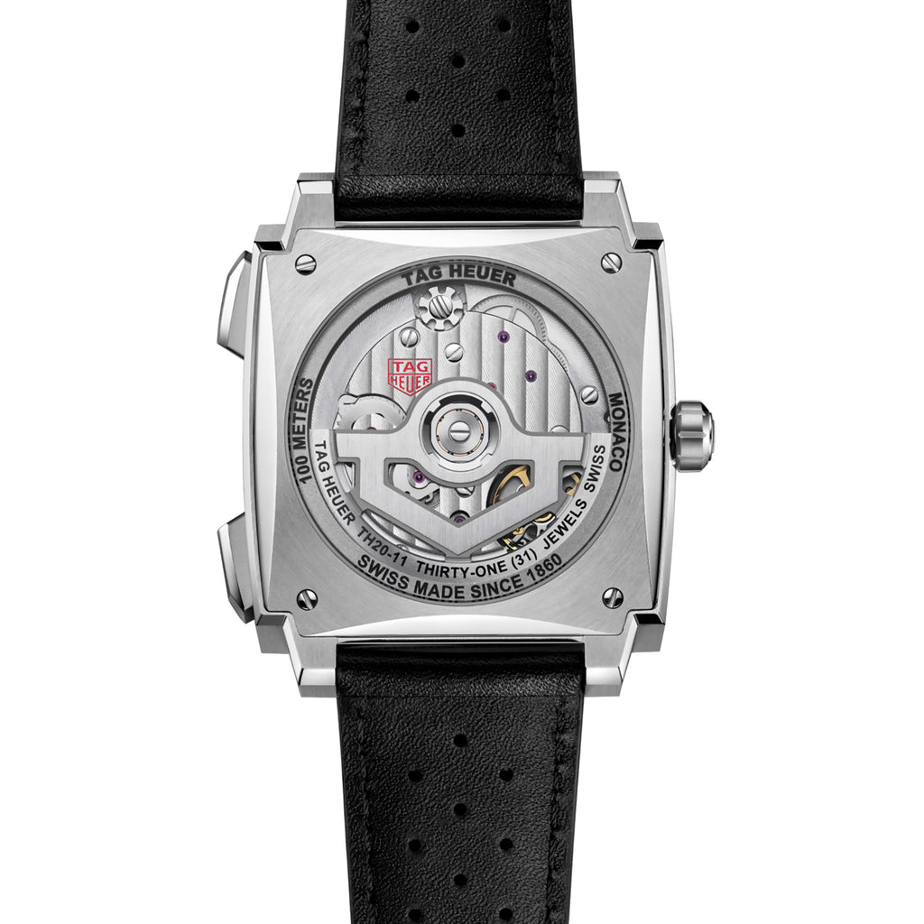 TAG Heuer - Monaco Chronograph Automatic 39 mm Titanium Green Dial - CDW2180.FC8360