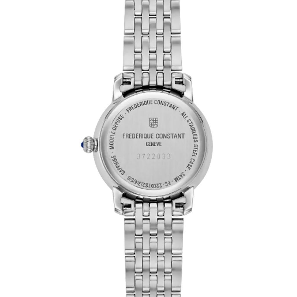 Frederique Constant - Slimline Women's Mother of Pearl Diamond Dial - FC-220MPWD1S26B