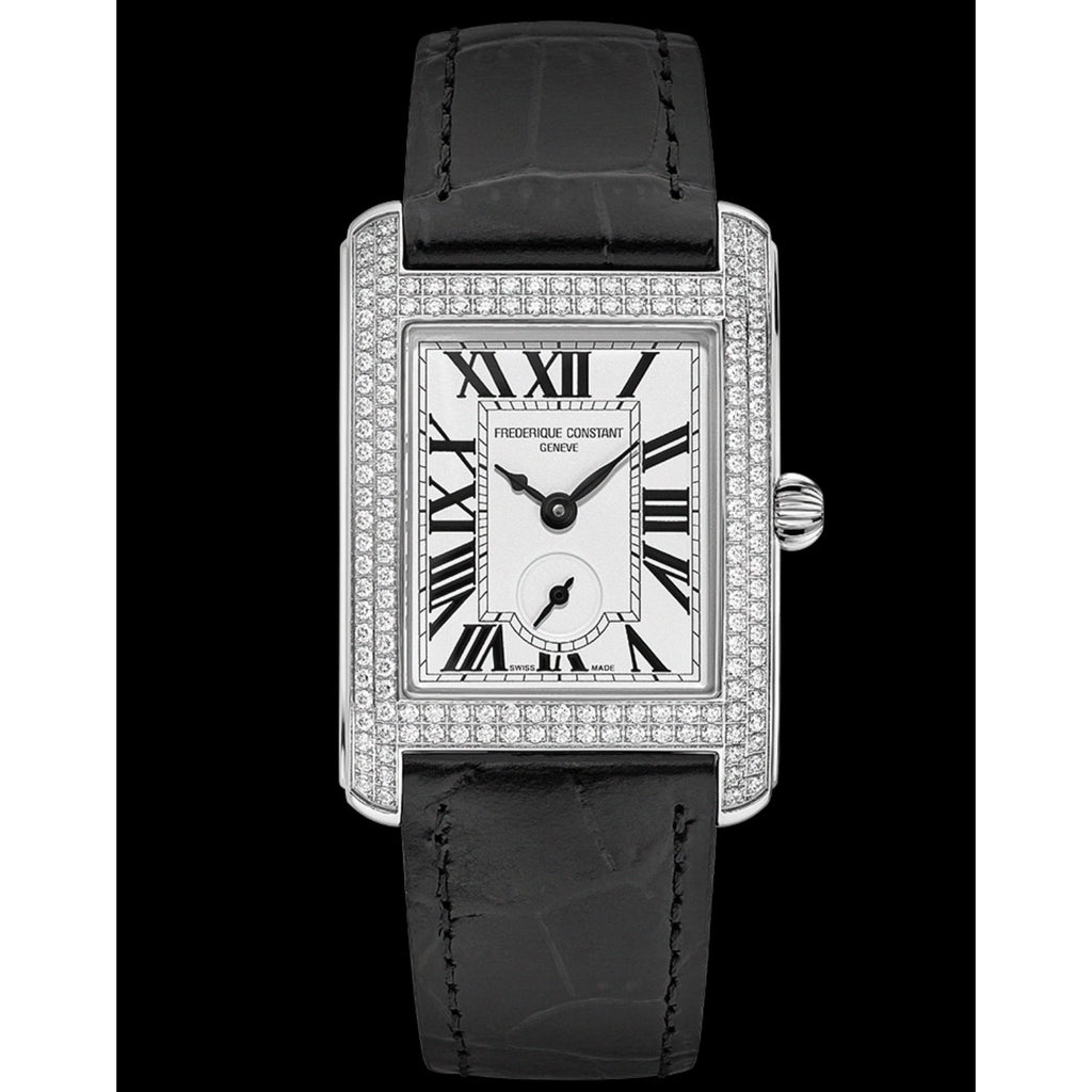 Frederique Constant - Carree Classic Art Deco Style Diamond Case - FC-235S2CD6