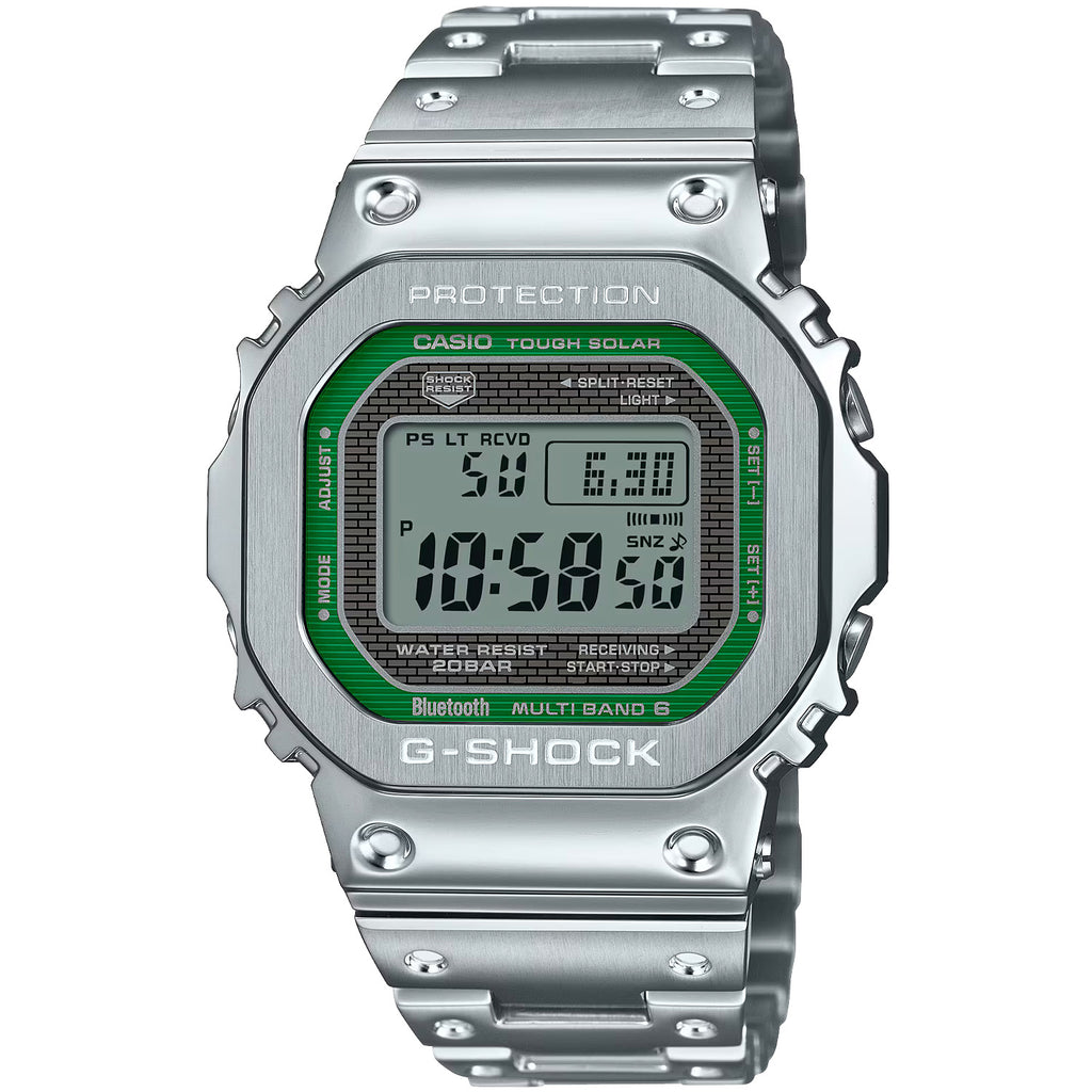 Casio G-Shock FULL METAL 5000 Series Steel Green Dial - GMWB5000D-3