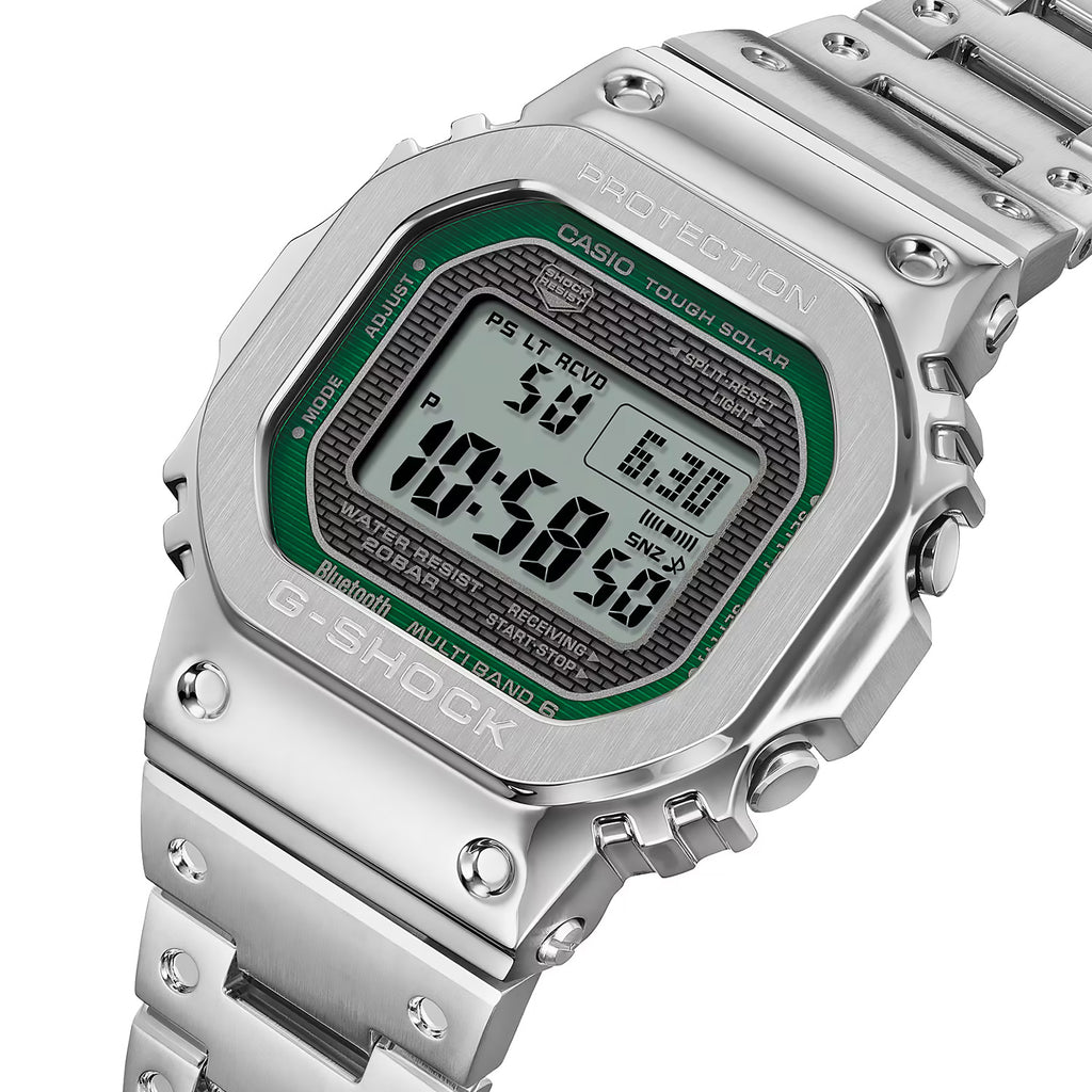 Casio G-Shock FULL METAL 5000 Series Steel Green Dial - GMWB5000D-3
