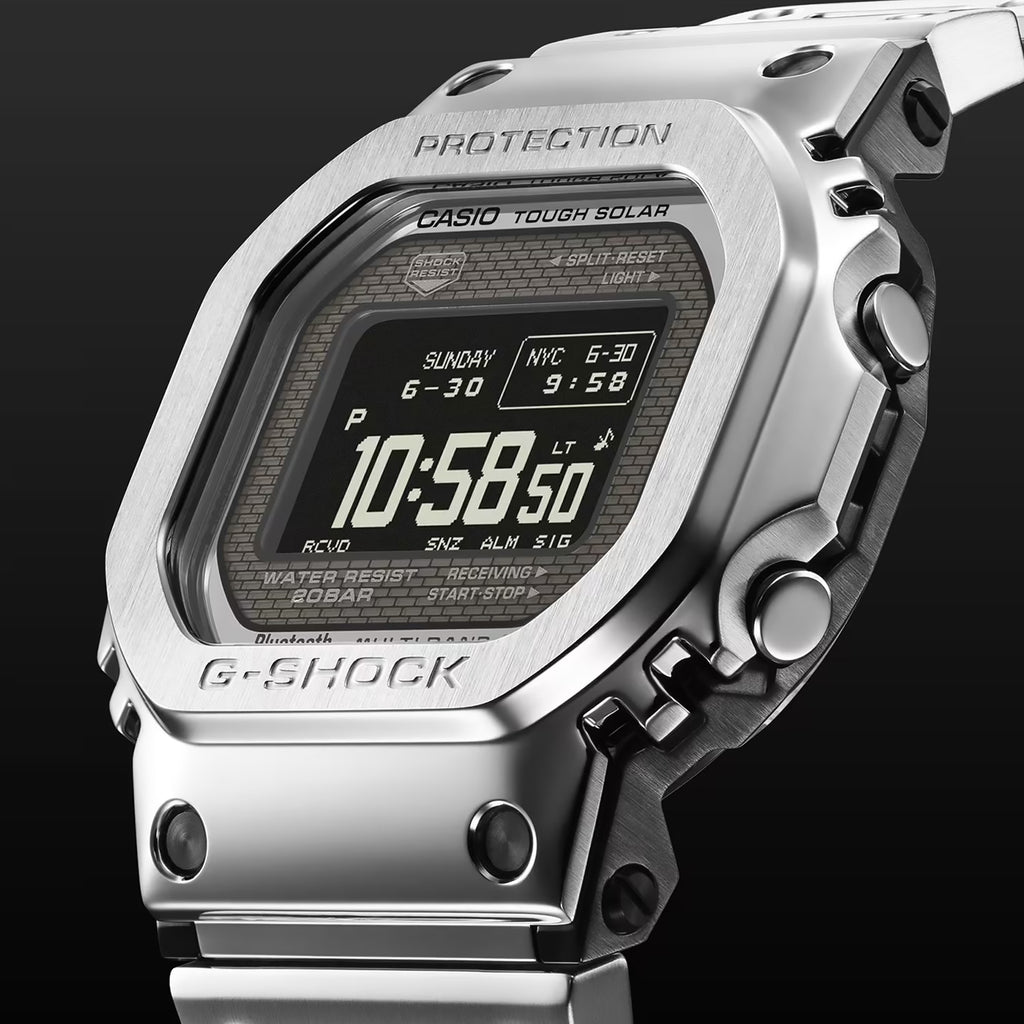 Casio G-Shock FULL METAL 5000 Series Silver Yamagata Factory - GMWBZ5000D-1