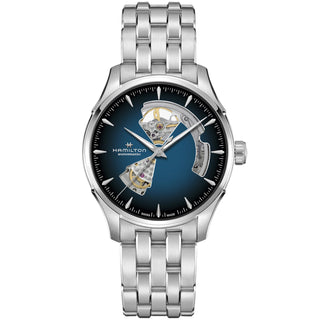 Hamilton - Jazzmaster Open Heart 40 mm Automatic Blue Dial - H32675140
