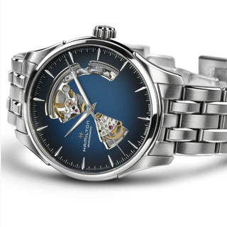 Hamilton - Jazzmaster Open Heart 40 mm Automatic Blue Dial - H32675140