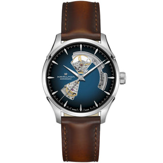 Hamilton - Jazzmaster 40 mm Open Heart Blue Dial Automatic - H32675540