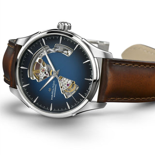 Hamilton - Jazzmaster 40 mm Open Heart Blue Dial Automatic - H32675540