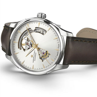 Hamilton - Jazzmaster 40 mm Open Heart Silver Dial Automatic - H32675551