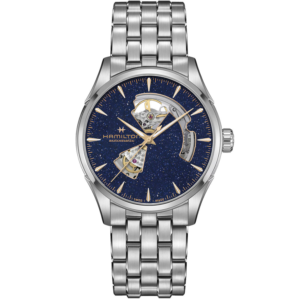 Hamilton - Jazzmaster 42 mm Open Heart Automatic Blue Dial - H32705140