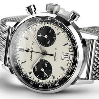Hamilton - American Classic 40 mm Intra-Matic Automatic Chronograph Panda Dial - H38416111