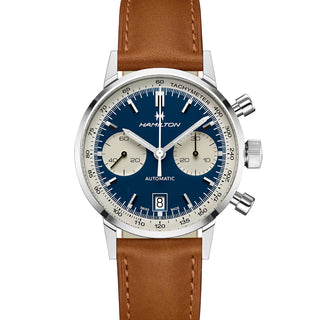 Hamilton - American Classic 40 mm Intra-Matic Automatic Chronograph Blue Dial - H38416541