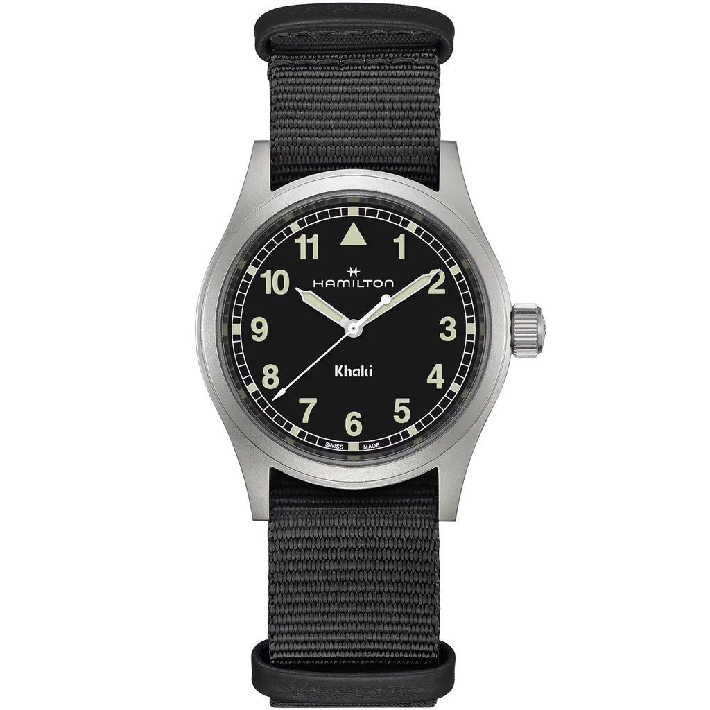 Hamilton - Khaki Field 38 mm Quartz Black Dial NATO Strap - H69401430
