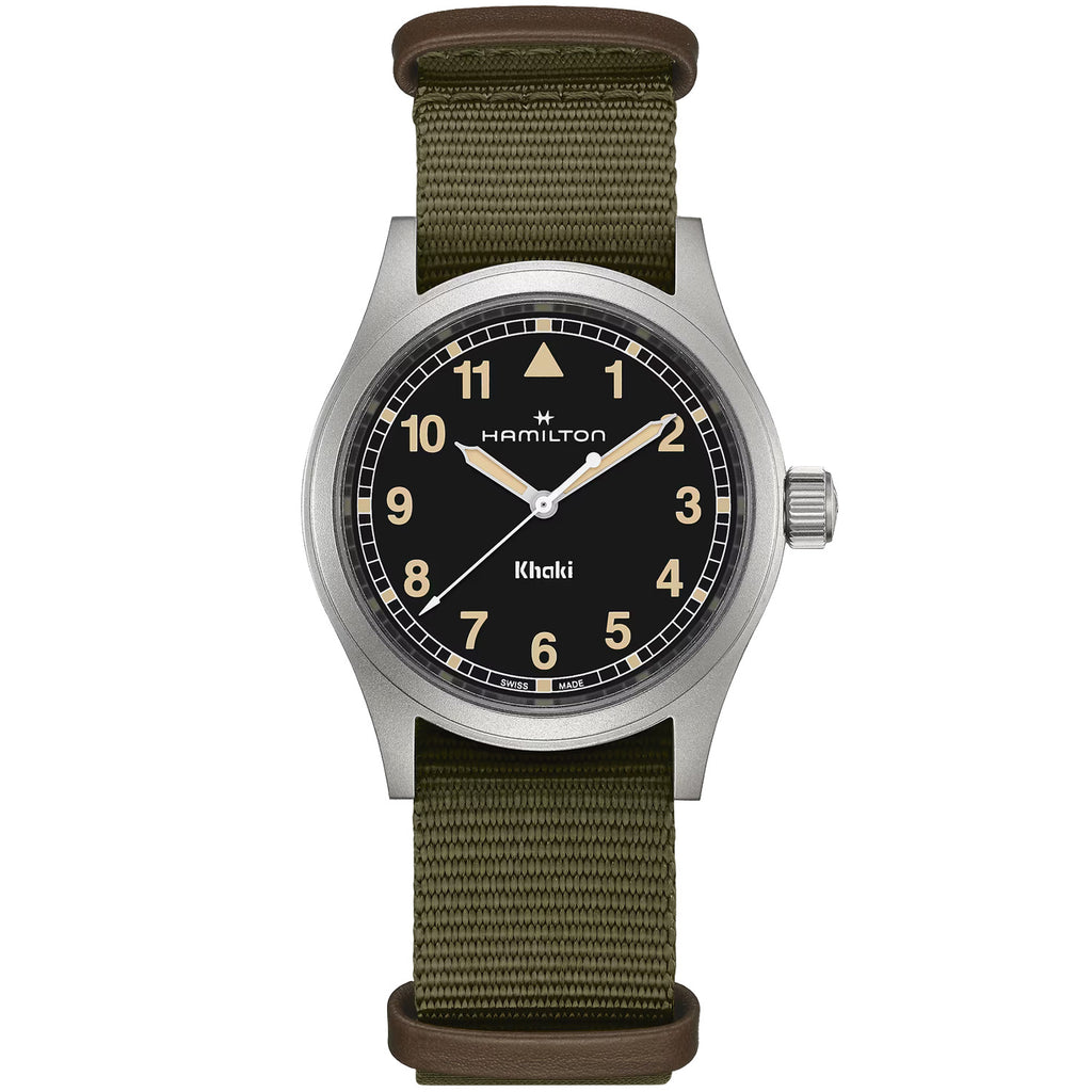 Hamilton - Khaki Field 38 mm Quartz Green NATO Strap - H69401930