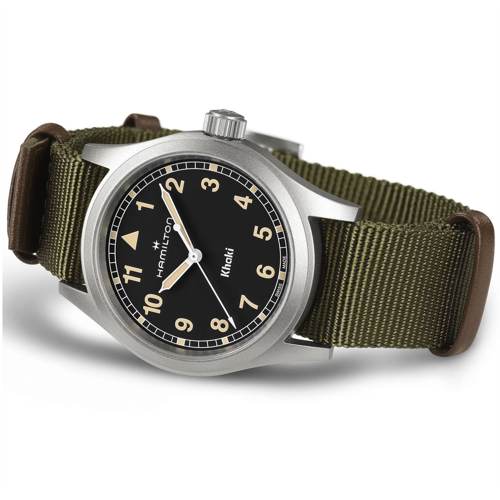 Hamilton - Khaki Field 38 mm Quartz Green NATO Strap - H69401930