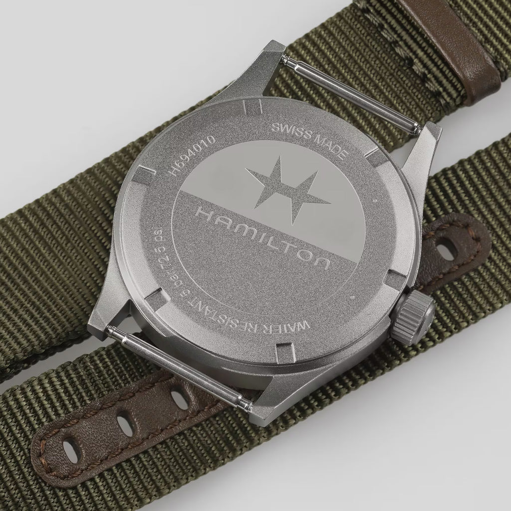Hamilton - Khaki Field 38 mm Quartz Green NATO Strap - H69401930