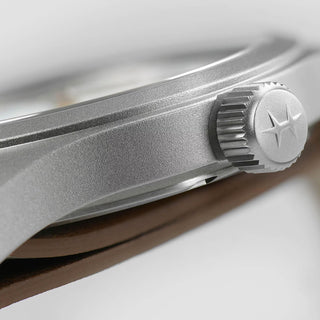 Hamilton - Khaki Field 38 mm Mechanical Stainless Matt Case White Dial - H69439511