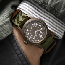 Load image into Gallery viewer, Hamilton - Khaki Field 38 mm Mechanical Green Earth Color PVD Case - H69449961