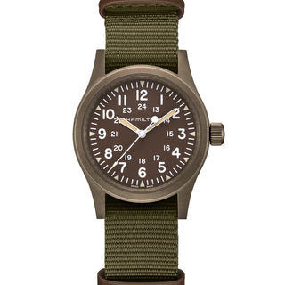 Hamilton - Khaki Field 38 mm Mechanical Green Earth Color PVD Case - H69449961