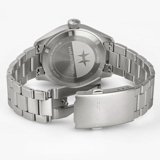 Hamilton - Khaki Field 40 mm Power Reserve White Dial Bracelet - H69509110