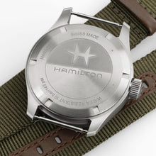 Load image into Gallery viewer, Hamilton - Khaki Field 40 mm Power Reserve Black Dial NATO Strap - H69509930