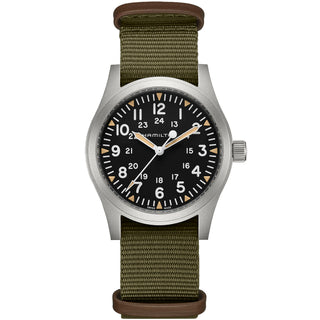 Hamilton - Khaki Field 42 mm Mechanical Black Dial Military - H69529933