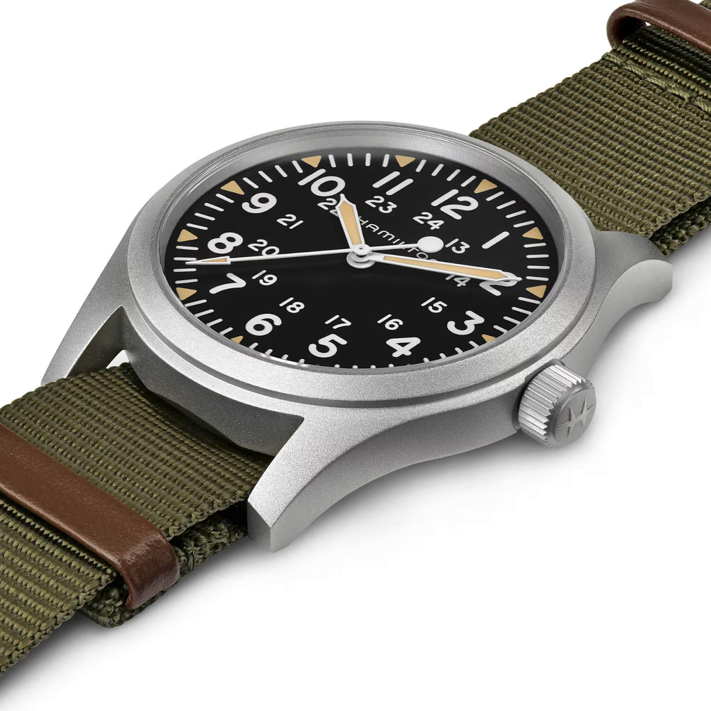 Hamilton - Khaki Field 42 mm Mechanical Black Dial Military - H69529933