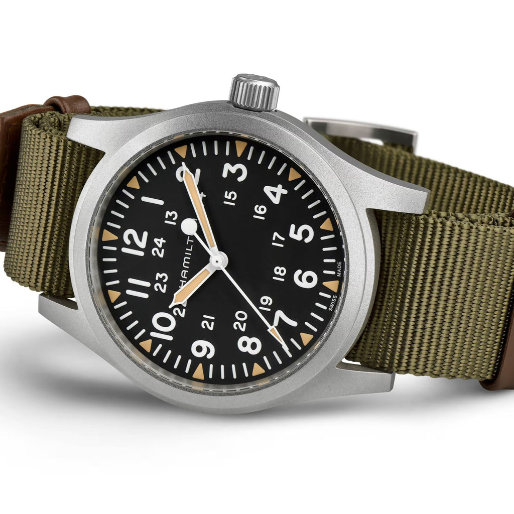 Hamilton - Khaki Field 42 mm Mechanical Black Dial Military - H69529933