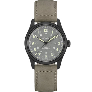 Hamilton - Khaki Field 38 mm Automatic Titanium Grey Dial PVD - H70215880