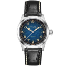 Load image into Gallery viewer, Hamilton - Khaki Field Murph 38 mm Blue Dial Leather Strap - H70405740