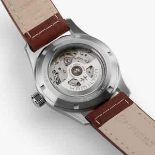 Hamilton - Khaki Field 38 mm Automatic Blue Dial Leather - H70455540