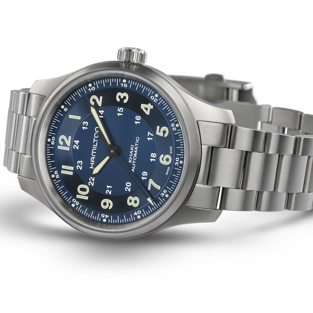 Hamilton - Khaki Field 42 mm Titanium Automatic Bracelet - H70545140